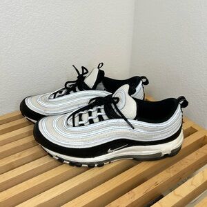 Nike Air Max 97 Silver Black Men’s Size 12 – Used – No Box